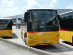 Volvo/777498/236320---autopostale-muggio---ti (236'320) - Autopostale, Muggio - TI 208'996 - Volvo am 26. Mai 2022 in Balerna, Garage