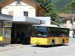(237'148) - Marchetti, Airolo - Nr. 515/TI 255'318 - Volvo (ex AutoPostale Ticino Nr. 515) am 12. Juni 2022 beim Bahnhof Faido