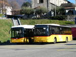 Volvo/801773/244927---autopostale-ticino---ti (244'927) - AutoPostale Ticino - TI 106'951/PID 4987 - Volvo (ex Autopostale, Tesserete; ex Autopostale, Mendrisio) am 10. Januar 2023 beim Bahnhof Locarno