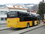 (245'333) - PostAuto Zentralschweiz - Nr. 12/OW 12'275/PID 10'536 - Volvo (ex Dillier, Sarnen Nr. 12) am 25. Januar 2023 beim Bahnhof Sarnen