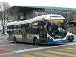 (245'376) - VBL Luzern - Nr. 80/LU 250'396 - Volvo am 25. Januar 2023 beim Bahnhof Luzern
