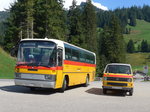 (174'881) - Buzzi, Bern - BE 910'789 - Mercedes (ex Mattli, Wassen) + Scheidegger, Schnbhl - BE 471'072 - VW (ex Berwert, Stalden) am 11. September 2016 in Srenberg, Rothornbahn