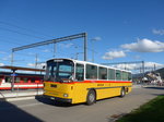 (175'402) - Gloor, Staufen - AG 6013 - Saurer/Hess (ex ALMAT, Tagelswangen; ex P 26'516) am 2. Oktober 2016 beim Bahnhof Glovelier