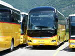 MAN/777417/236263---autopostale-ticino---ti (236'263) - AutoPostale Ticino - TI 250'202 - MAN am 26. Mai 2022 in Cadenazzo, Volvo 