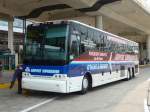 (153'415) - Airport Supersaver, Gary - Nr. 46'061/P 719'544 - Van Hool am 20. Juli 2014 in Chicago, Airport O'Hare
