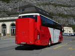 (234'574) - Closillon Tours, Monthey - VS 443'232 - Volvo (ex TMR Martigny) am 15. April 2022 beim Bahnhof St-Maurice