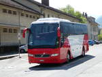 (234'576) - Closillon Tours, Monthey - VS 443'232 - Volvo (ex TMR Martigny) am 15. April 2022 beim Bahnhof St-Maurice