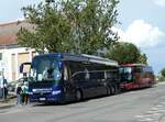 (254'476) - Mllertours, Zinnowitz - VG-Q 99 - Volvo am 31. August 2023 in Ahlbeck, Rathaus