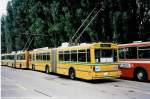 (033'934) - TN Neuchtel - Nr. 168 - FBW/Hess Gelenktrolleybus am 10. Juli 1999 in Neuchtel, Dpt