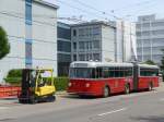 (161'659) - VW Winterthur - Nr. 101 - FBW/SWS Gelenktrolleybus am 31. Mai 2015 in Winterthur, Strahlegg
