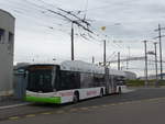 Hess/607686/189996---transn-la-chaux-de-fonds-- (189'996) - transN, La Chaux-de-Fonds - Nr. 146 - Hess/Hess Gelenktrolleybus (ex TN Neuchtel Nr. 146) am 2. April 2018 beim Bahnhof Marin-Epagnier