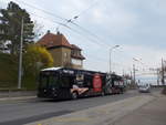 (203'628) - transN, La Chaux-de-Fonds - Nr. 147 - Hess/Hess Gelenktrolleybus (ex TN Neuchtel Nr. 147) am 13. April 2019 in Hauterive, Post