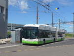 (218'562) - transN, La Chaux-de-Fonds - Nr. 138 - Hess/Hess Gelenktrolleybus (ex TN Neuchtel Nr. 138) am 6. Juli 2020 beim Bahnhof Marin-pagnier