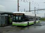 (256'179) - transN, La Chaux-de-Fonds - Nr. 143 - Hess/Hess Gelenktrolleybus (ex TN Neuchtel Nr. 143) am 19. Oktober 2021 beim Bahnhof Marin-pagnier