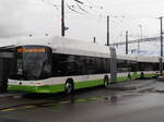 (257'540) - transN, La Chaux-de-Fonds - Nr. 169/NE 209'169 - Hess/Hess Gelenktrolleybus am 11. Dezember 2023 beim Bahnhof Marin-pagnier