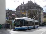 zurich/841649/260139---vbz-zuerich---nr (260'139) - VBZ Z�rich - Nr. 151 - Hess/Hess Gelenktrolleybus am 4. M�rz 2024 in Z�rich, Klusplatz