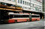 (027'326) - VB Biel - Nr. 80 - NAW/Hess Gelenktrolleybus am 12. Oktober 1998 beim Bahnhof Biel