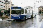 (033'223) - TN Neuchtel - Nr. 111 - NAW/Hess Gelenktrolleybus am 6. Juli 1999 in Neuchtel, Place Pury