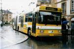 NAW/218351/033302---tn-neuchtel---nr (033'302) - TN Neuchtel - Nr. 112 - NAW/Hess Gelenktrolleybus am 6. Juli 1999 in Neuchtel, Place Pury