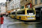 (033'316) - TN Neuchtel - Nr. 105 - NAW/Hess Gelenktrolleybus am 6. Juli 1999 in Neuchtel, Place Pury