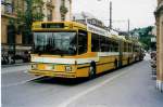 NAW/219031/034001---tn-neuchtel---nr (034'001) - TN Neuchtel - Nr. 109 - NAW/Hess Gelenktrolleybus am 10. Juli 1999 in Neuchtel, Place Pury