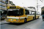 (034'002) - TN Neuchtel - Nr. 112 - NAW/Hess Gelenktrolleybus am 10. Juli 1999 in Neuchtel, Place Pury