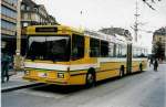(034'018) - TN Neuchtel - Nr. 103 - NAW/Hess Gelenktrolleybus am 10. Juli 1999 in Neuchtel, Place Pury