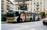 (034'020) - TN Neuchtel - Nr. 118 - NAW/Hess Gelenktrolleybus am 10. Juli 1999 in Neuchtel, Place Pury
