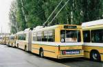 (047'235) - TN Neuchtel - Nr. 110 - NAW/Hess Gelenktrolleybus am 16. Juni 2001 in Neuchtel, Dpt
