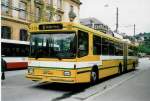 NAW/232355/047306---tn-neuchtel---nr (047'306) - TN Neuchtel - Nr. 119 - NAW/Hess Gelenktrolleybus am 16. Juni 2001 in Neuchtel, Place Pury