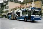 (047'319) - TN Neuchtel - Nr. 111 - NAW/Hess Gelenktrolleybus am 16. Juni 2001 in Neuchtel, Place Pury