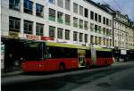 (091'705) - VB Biel - Nr. 89 - NAW/Hess Gelenktrolleybus am 20. Januar 2007 in Biel, Guisanplatz