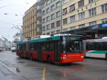 (188'658) - VB Biel - Nr. 88 - NAW/Hess Gelenktrolleybus am 15. Februar 2018 beim Bahnhof Biel