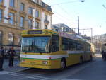 (201'645) - transN, La Chaux-de-Fonds - Nr. 102 - NAW/Hess Gelenktrolleybus (ex TN Neuchtel Nr. 102) am 16. Februar 2019 in Neuchtel, Place Pury