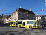 (201'655) - transN, La Chaux-de-Fonds - Nr. 109 - NAW/Hess Gelenktrolleybus (ex TN Neuchtel Nr. 109) am 16. Februar 2019 in Neuchtel, Place Pury