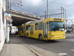 NAW/730911/224234---transn-la-chaux-de-fonds-- (224'234) - transN, La Chaux-de-Fonds - Nr. 118 - NAW/Hess Gelenktrolleybus (ex TN Neuchtel Nr. 118) am 20. Mrz 2021 beim Bahnhof Neuchtel