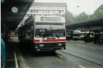 (015'405) - VBSG St. Gallen - Nr. 111 - Saurer/Hess Gelenktrolleybus am 8. Oktober 1996 beim Bahnhof St. Gallen