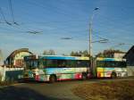 (136'299) - URBIS Baia Mare - BAIA MARE 200 - Saurer/FHS Gelenktrolleybus (ex SW Winterthur/CH Nr.