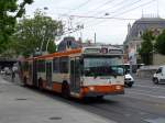 (150'805) - TPG Genve - Nr. 668 - Saurer/Hess Gelenktrolleybus am 26. Mai 2014 in Genve, Place des Vingt-Deux-Cantons