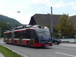 (197'186) - OBUS Salzburg - Nr. 349/S 868 TB - Solaris Gelenktrolleybus am 13. September 2018 in Mayrwies, Daxluegstrasse