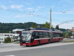 (197'190) - OBUS Salzburg - Nr. 349/S 868 TB - Solaris Gelenktrolleybus am 13. September 2018 in Mayrwies, Daxluegstrasse