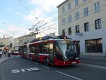(197'377) - OBUS Salzburg - Nr. 371/S 162 UL - Solaris Gelenktrolleybus am 13. September 2018 in Salzburg, Hanuschplatz