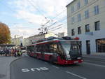 Solaris/630953/197382---obus-salzburg---nr (197'382) - OBUS Salzburg - Nr. 332/S 820 RT - Solaris Gelenktrolleybus am 13. September 2018 in Salzburg, Hanuschplatz