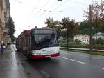Solaris/631400/197485---obus-salzburg---nr (197'485) - OBUS Salzburg - Nr. 309/S 213 NY - Solaris Gelenktrolleybus am 14. September 2018 in Salzburg, Mozartsteg