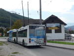 (197'177) - OBUS Salzburg - Nr. 283/S 368 KR - Van Hool Gelenktrolleybus am 13. September 2018 in Mayrwies, Daxluegstrasse