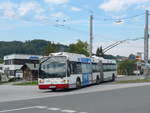 (197'179) - OBUS Salzburg - Nr. 283/S 368 KR - Van Hool Gelenktrolleybus am 13. September 2018 in Mayrwies, Daxluegstrasse