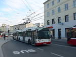 Van Hool/630842/197353---obus-salzburg---nr (197'353) - OBUS Salzburg - Nr. 286/S 928 KV - Van Hool Gelenktrolleybus am 13. September 2018 in Salzburg, Hanuschplatz