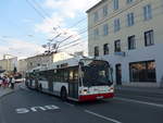 (197'378) - OBUS Salzburg - Nr. 263/S 467 IP - Van Hool Gelenktrolleybus (ex Nr. 0263) am 13. September 2018 in Salzburg, Hanuschplatz