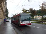 Van Hool/631397/197482---obus-salzburg---nr (197'482) - OBUS Salzburg - Nr. 265/S 469 IP - Van Hool Gelenktrolleybus (ex Nr. 0265) am 14. September 2018 in Salzburg, Mozartsteg
