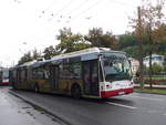 Van Hool/631428/197511---obus-salzburg---nr (197'511) - OBUS Salzburg - Nr. 289/S 165 KW - Van Hool Gelenktrolleybus am 14. September 2018 in Salzburg, Mozartsteg
